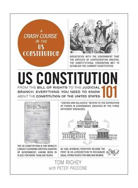 英文原版 US Constitution 101 美国宪法 精装 英文版 进口英语原版书籍