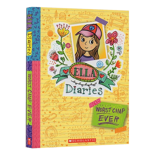 艾拉日记2 糟糕的露营活动 Ella Diaries Worst Camp Ever 英文原版儿童文学章节书读物 进口英语书籍