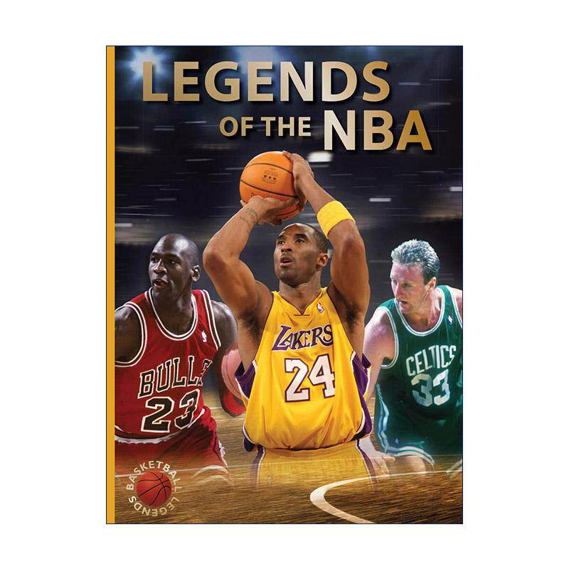 英文原版 Legends of the NBA 篮球运动传奇明星 科比乔丹魔术师约翰逊 儿童科普精装 英文版 进口英语原版书籍