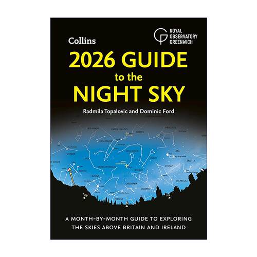英文原版 2026 Guide to the Night Sky 柯林斯2026年版观星指南 北纬40°-60°通用 英国皇家天文台审定 英文版 进口英语原版书籍