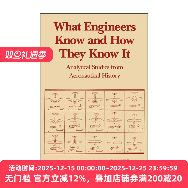 英文原版 What Engineers Know and How They Know It 工程师知道什么以及他们是如何知道的 基于航空史的分析研究 斯坦福大学教授