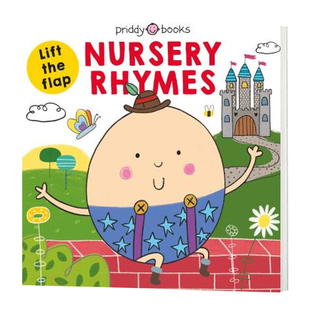 童谣 绘本 Roger Priddy 英文原版 书籍 儿童英语启蒙纸板翻翻书 Rhymes Nursery 进口原版