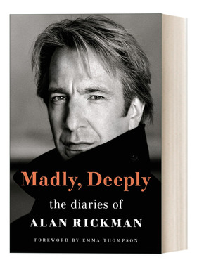英文原版 Madly Deeply The Diaries of Alan Rickman 艾伦瑞克曼日记 斯内普教授 哈利波特 英文版 进口英语原版书籍