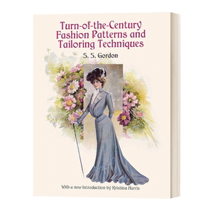 服装设计剪裁纸样制版经典版型 Turn-of-the-Century Fashion Patterns 英文原版设计类工具书 进口英语书籍