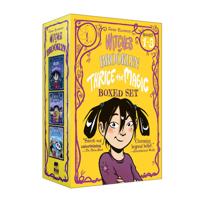 英文原版 Witches of Brooklyn Thrice the Magic Boxed Set 布鲁克林女巫系列3册套装 儿童魔幻幻想图像式漫画小说 英文版 进口书