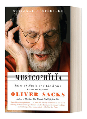 脑袋装了2000出歌剧的人 Musicophilia  Revised and Expanded Edition 音乐与大脑的故事 修订扩充版 英文原版神经心理学读物