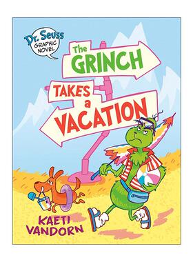 英文原版 Dr.Seuss Graphic Novel The Grinch Takes a Vacation 苏斯博士漫画绘本系列 圣诞怪杰在度假 英文版进口英语原版书籍