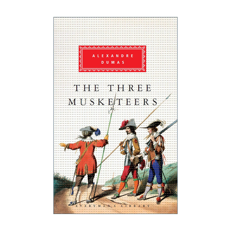 英文原版 The Three Musketeers 三个火枪手 大仲马 Everyman精装收藏版 英文版 进口英语原版书籍