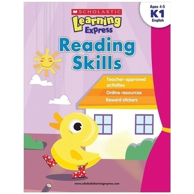 英文原版 阅读能力K1 Scholastic Learning Express Reading Skills  美国幼儿英语教材 学乐学习列车系列练习册