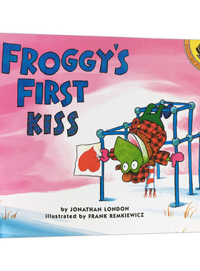 小青蛙弗洛格的初吻 Froggy's First Kiss  英文原版儿童大开绘本 吴敏兰书单推荐 进口英语书籍