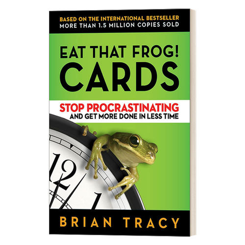英文原版 Eat That Frog Cards 吃掉那只青蛙 高效时间管理法则辅助卡片 Brian Tracy博恩·崔西职业巅峰系列 英文版 进口书籍