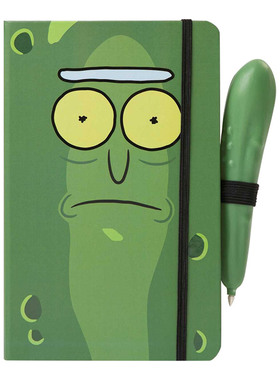 瑞克和莫蒂 腌黄瓜笔和笔记本套装 Rick and Morty Pickle Rick  精装 英文原版艺术读物 进口英语书籍