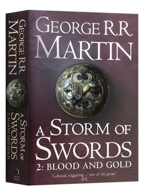 冰与火之歌3-2 冰雨的风暴 A Storm of Swords  Part 2 Blood and Gold 英文原版科幻小说 进口文学读物书籍