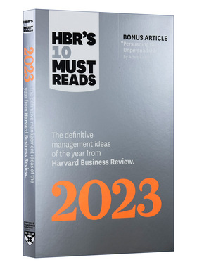 哈佛商业评论十大必读读物2023年 HBR's 10 Must Reads 2023 英文原版管理类读物 进口英语书籍