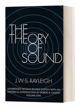 英文原版 The Theory of Sound  Volume One 声学 第一卷 Dover物理 英文版 进口英语原版书籍