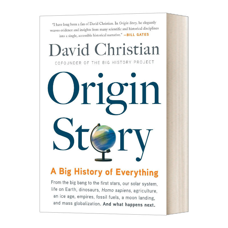 起源故事 Origin Story 万物大历史 比尔·盖茨 英文原版进口英语读物 从大爆炸到恐龙 再到大规模全球化