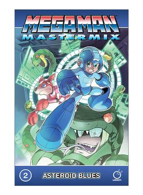 英文原版 Mega Man Mastermix Volume 2 洛克人漫画合集卷二 全彩 日笠淳 英文版 进口英语原版书籍
