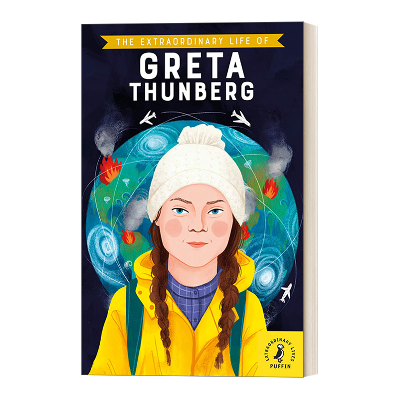 The Extraordinary Life of Greta Thunberg 卓越人生名人传记 格蕾塔·桑伯格 书籍/杂志/报纸 儿童读物原版书 原图主图