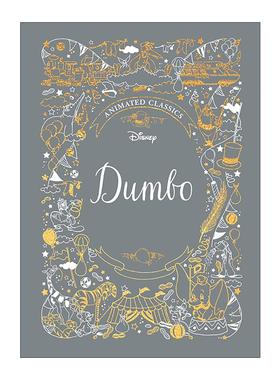 英文原版 Dumbo 小飞象 儿童经典动画电影小说 迪士尼布面典藏精装 Disney Animated Classics 英文版 进口英语原版书籍