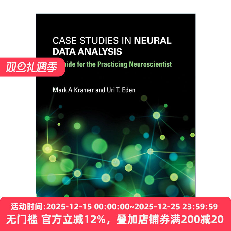 英文原版 Case Studies in Neural Data Analysis 神经数据分析案例研究 执业神经科学家指南 英文版 进口英语原版书籍