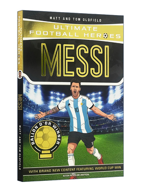 超级足球明星人物传记 梅西 Messi Ultimate Football Heroes 英文原版儿童科普百科 进口课外英语阅读书籍