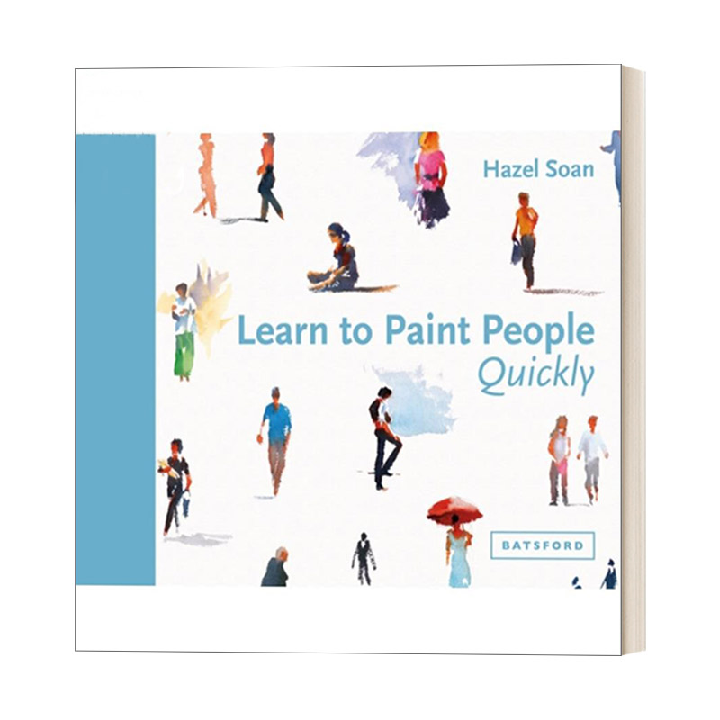 英文原版 Learn to Paint People Quickly 快速学习人物绘画 水彩油画教学 精装 英文版 进口英语原版书籍