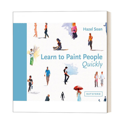 英文原版 Learn to Paint People Quickly 快速学习人物绘画 水彩油画教学 精装 英文版 进口英语原版书籍