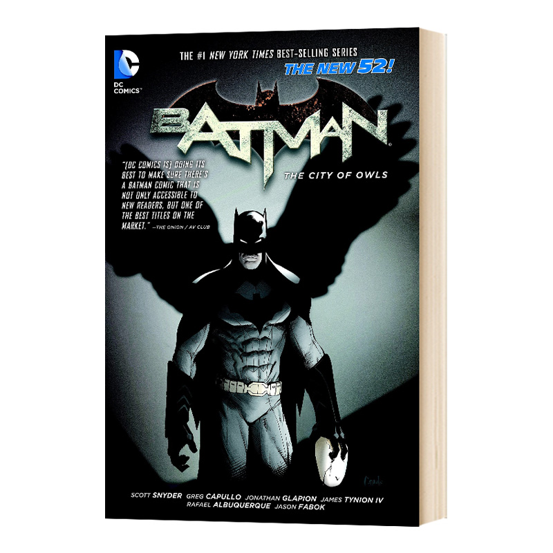 Batman 2011-2016 Vol. 2 The City of Owls The New 52 蝙蝠侠卷2 猫头鹰之城 英文原版漫画 进口英语书籍 书籍/杂志/报纸 原版其它 原图主图