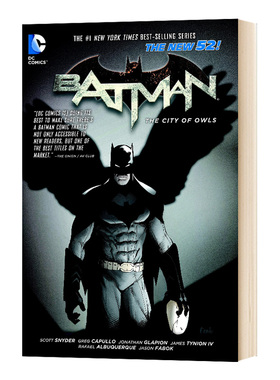 Batman 2011-2016 Vol. 2 The City of Owls The New 52 蝙蝠侠卷2 猫头鹰之城 英文原版漫画 进口英语书籍