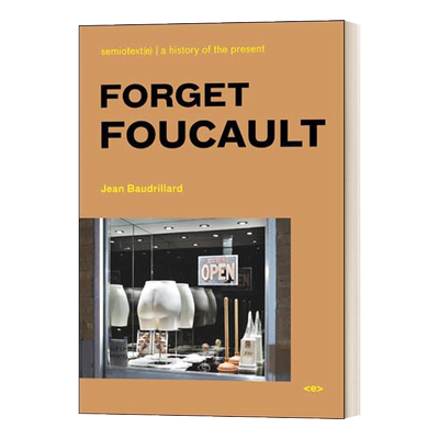 Forget Foucault 忘记福柯 Jean Baudrillard 英文原版社会科学读物 进口英语书籍