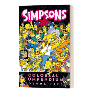Simpsons Comics Colossal Compendium Volume 5 辛普森漫画大全5 英文原版儿童漫画 进口英语书籍