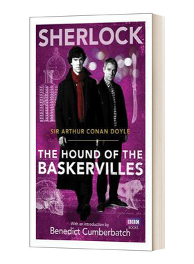英文原版 Sherlock The Hound of the Baskervilles 福尔摩斯探案集 巴斯克维尔的猎犬 影视封面版 英文版 进口英语原版书籍