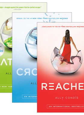 Matched trilogy 完美三部曲系列1-3册 纽约时报畅销青少年科幻小说 Ally Condie