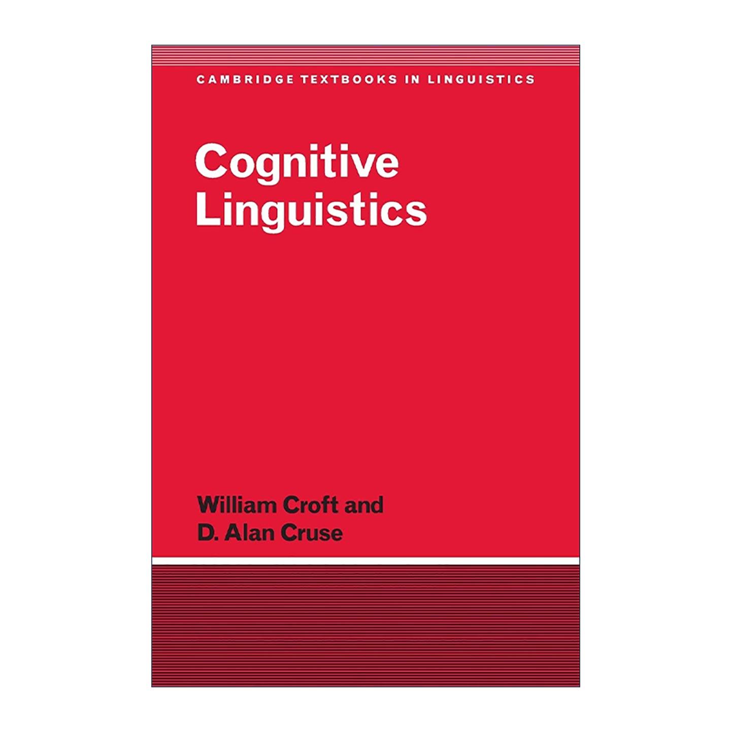 英文原版 Cognitive Linguistics 认知语言学 剑桥语言学文本系列 英文版 进口英语原版书籍
