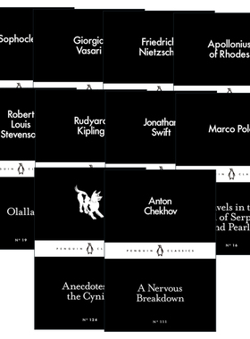 英文原版 Little Black Classic 企鹅经典 小黑书 第七辑10册 英文版 进口英语原版书籍