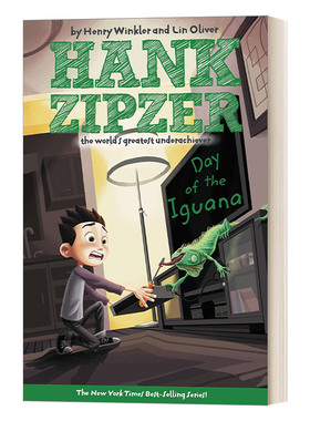 Hank Zipzer 03 Day of the Iguana 汉克历险记3 鬣蜥日 英文原版青少年幽默搞笑校园成长章节小说 Henry Winkler