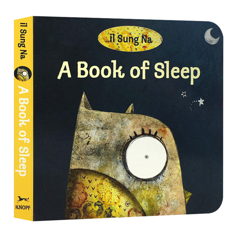 宝宝睡眠书 A Book of Sleep 韩国插画名家伊尔宋娜代表作 英文原版绘本 幼儿英语启蒙纸板书 进口睡前读物书籍