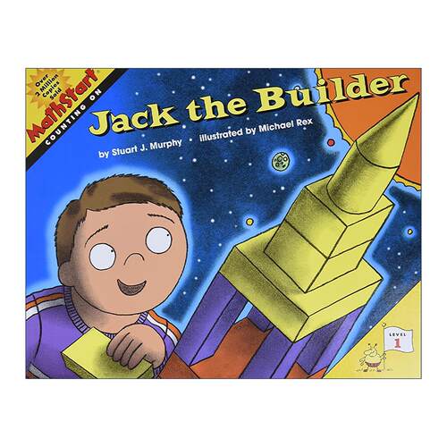 英文原版 Mathstart Level 1 Jack the Builder 数学启蒙绘本1级 英文版 进口英语原版书籍