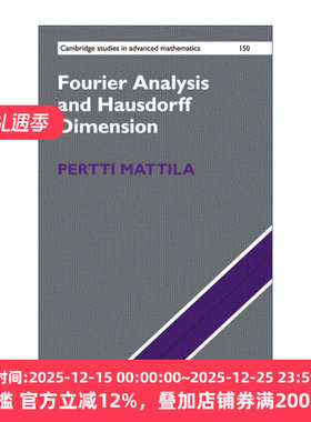 Fourier Analysis and Hausdorff Dimension 傅里叶分析和豪斯多夫维数 精装 剑桥高等数学研究系列 英文原版数学专业读物进口书籍
