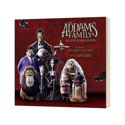 英文原版 The Addams Family The Art of the Animated Movie 亚当斯一家 动画电影设定集 英文版 进口英语原版书籍