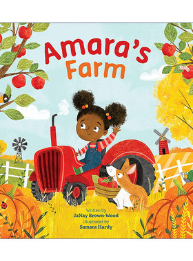 英文原版 Amara's Farm Where In the Garden 阿玛拉的农场 花园在哪里系列 儿童科普百科精装绘本 Samara Hardy 进口英语原版书籍