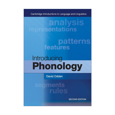 Introducing Phonology 音系学导论 剑桥语言和语言学导论系列