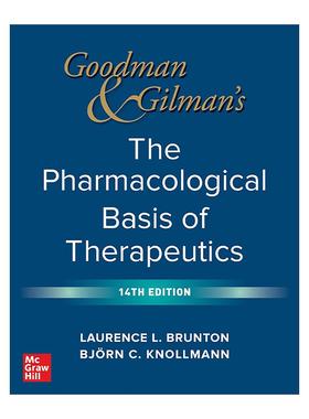 英文原版 Goodman & Gilman's Pharmacological Basis Of Therapeutics 古德曼&吉尔曼治疗学的药理学基础 第14版 精装 英文版
