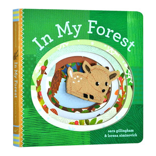 Forest 亲子互动游戏书 森林里 进口绘本书籍 幼儿英语启蒙认知 英文原版 在我 纸板洞洞手指偶书