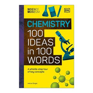 Museum 儿童科普百科精装 Words The Science DK科学博物馆 100 Chemistry 100个化学知识 英文原版 Ideas 100个单词中