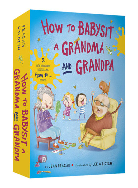 英文原版 How to Babysit a Grandma and Grandpa Board Book Boxed Set 如何照顾爷爷奶奶  How To Series 英文版 进口英语书籍