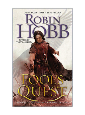 英文原版 Fool's Quest Book II of the Fitz and the Fool trilogy 蜚滋与弄臣三部曲3 弄臣远征 英文版 进口英语原版书籍