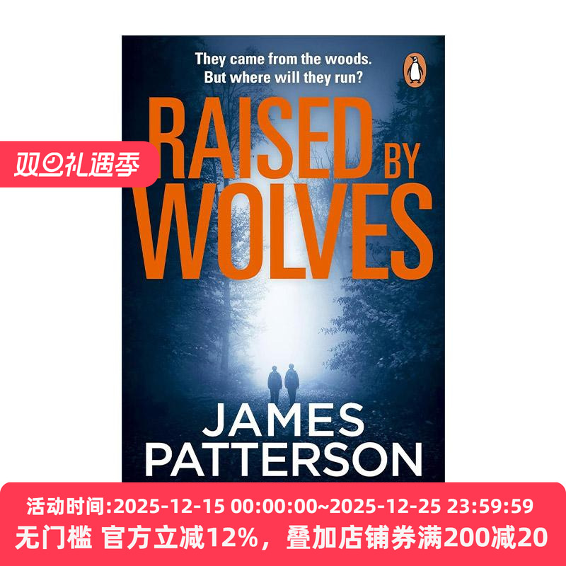 英文原版 Raised By Wolves 狼孩 詹姆斯·帕特森悬疑惊悚小说 周日泰晤士报畅销书 英文版 进口英语原版书籍