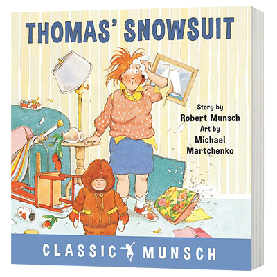 蒙施爷爷讲故事 托马斯的防雪服 Thomas' Snowsuit 英文原版儿童故事图画书 进口原版英语书籍