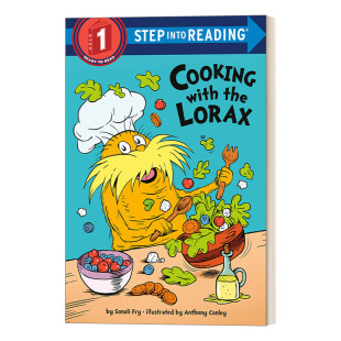 the Step Cooking 和罗拉克斯一起做饭 Lorax 儿童读物 Reading 英文原版 into 进口英语书籍 Dr.Seuss with